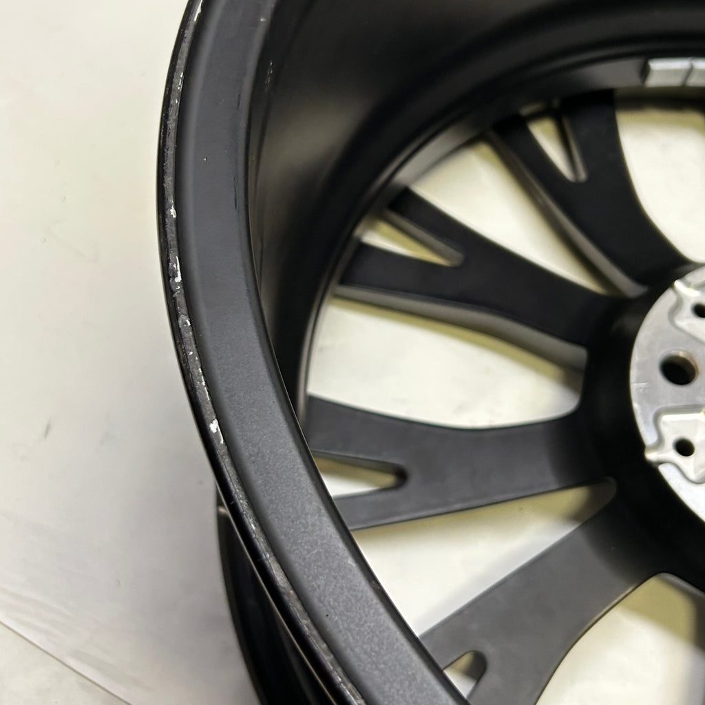 BMW  10 Y SPOKE 19X8 5X112 ET +30 BLACK WHEEL, SCRATCHES & SCUFFS  36116885455