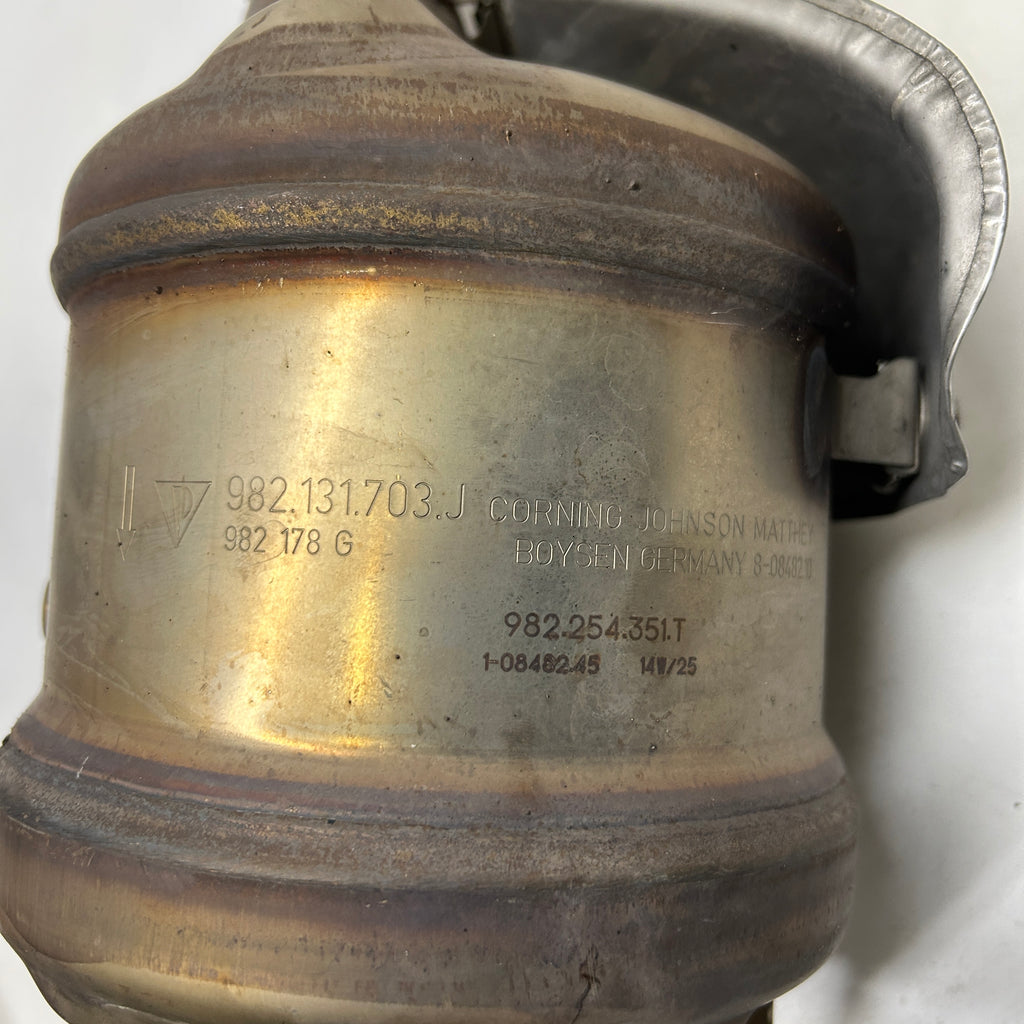 PORSCHE CAYMAN GT4 982 CATALYTIC CONVERTER LEFT AND RIGHT  982131703J