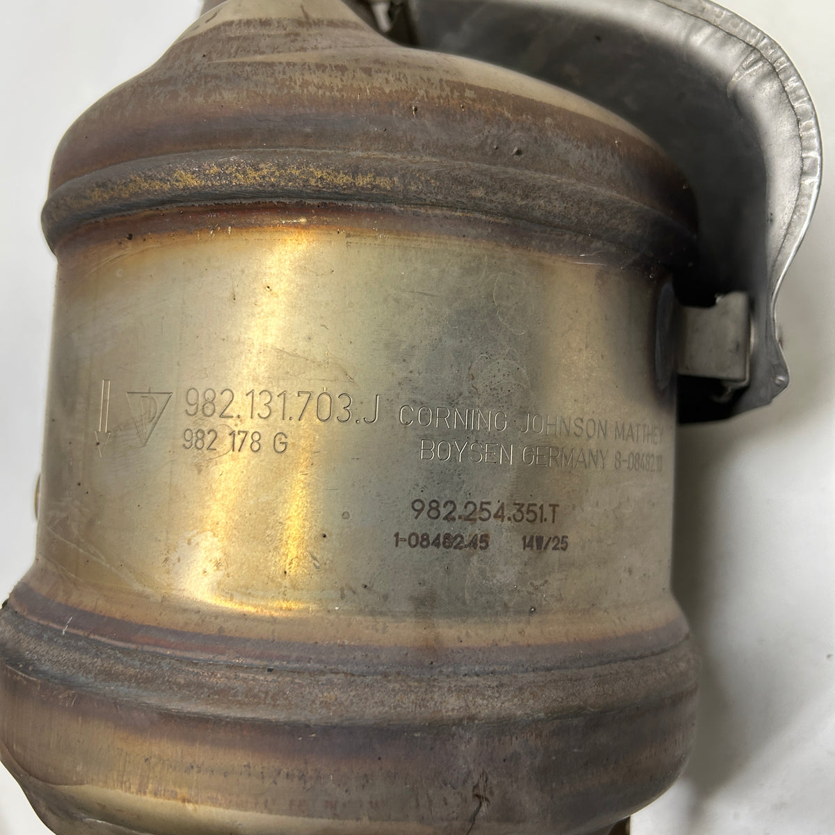 PORSCHE CAYMAN GT4 982 CATALYTIC CONVERTER LEFT AND RIGHT  982131703J