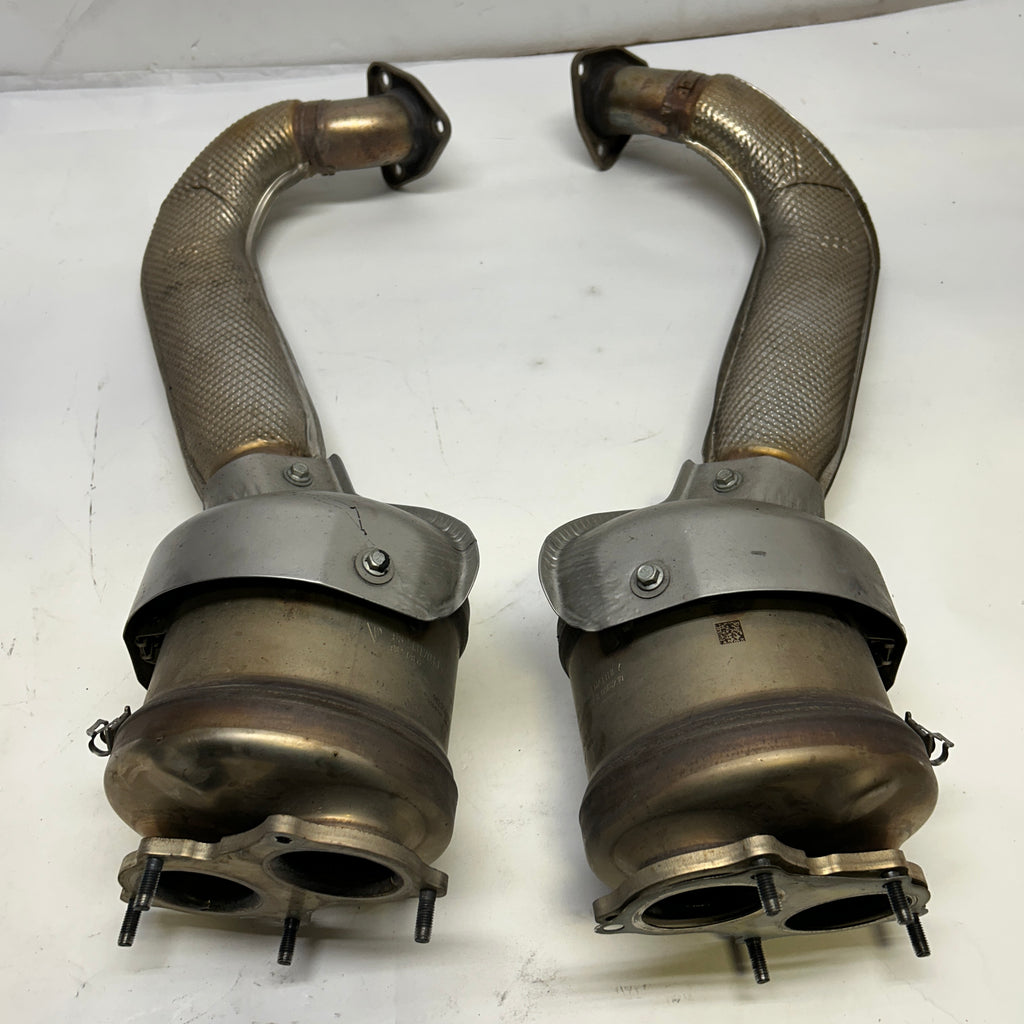 PORSCHE CAYMAN GT4 982 CATALYTIC CONVERTER LEFT AND RIGHT  982131703J