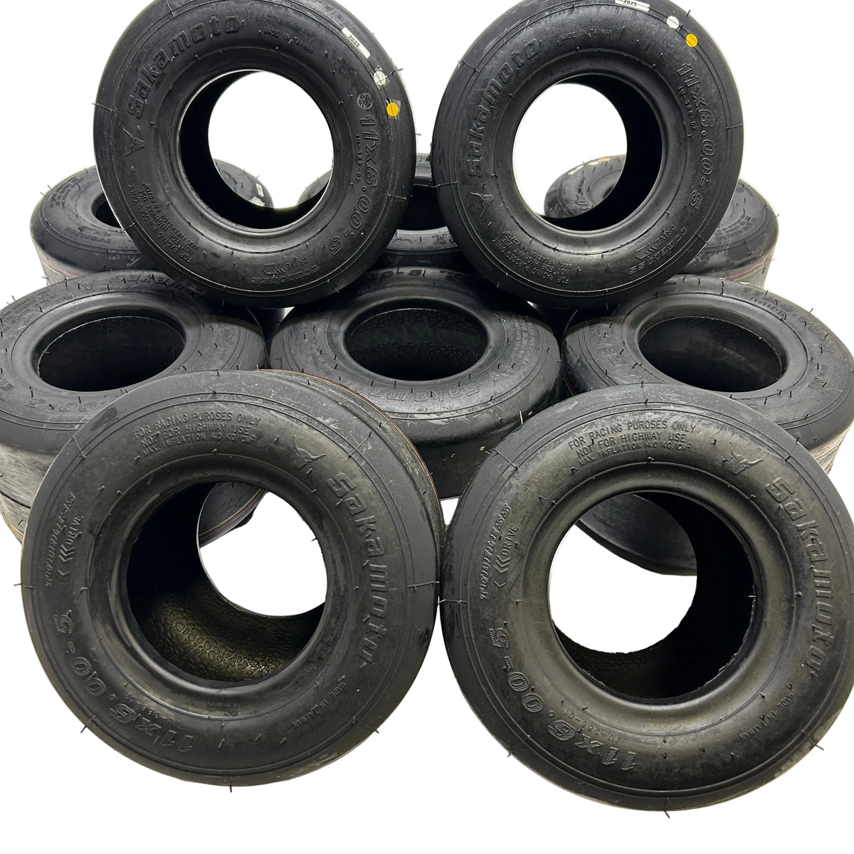SAKAMOTO 11X6.00-5 TUBLESS GO KART TIRE 10 UNITS  7R1CG21