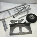 MAGLINER HAND TRUCK 500 LB SINGLE LOOP SILVER ALUMINUM MISSING PARTS  HMK15AUAC