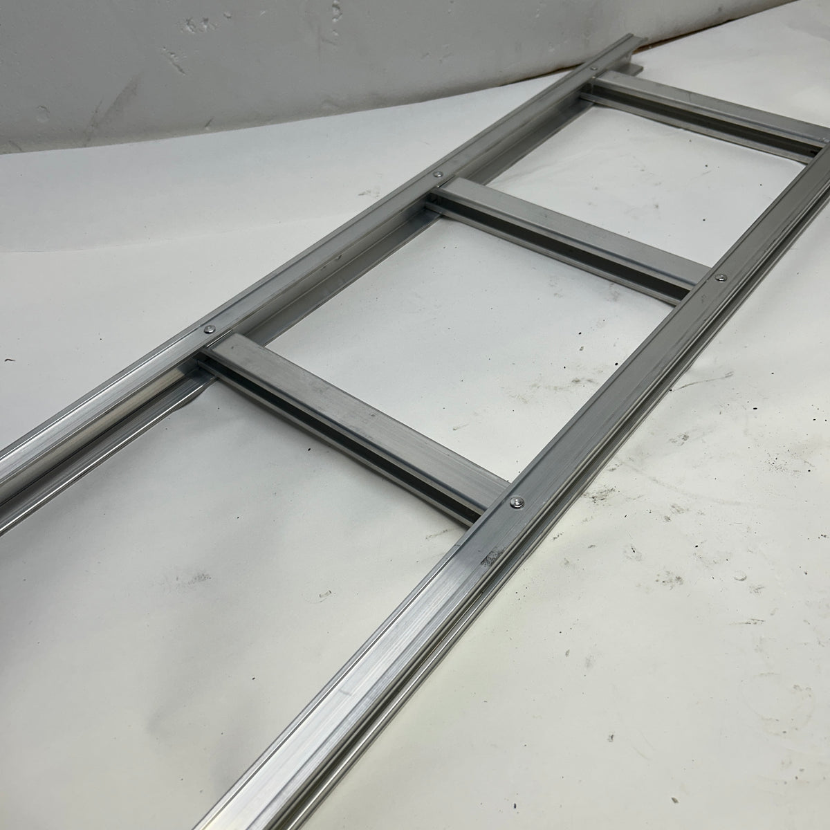 MAGLINER HAND TRUCK 500 LB SINGLE LOOP SILVER ALUMINUM MISSING PARTS  HMK15AUAC