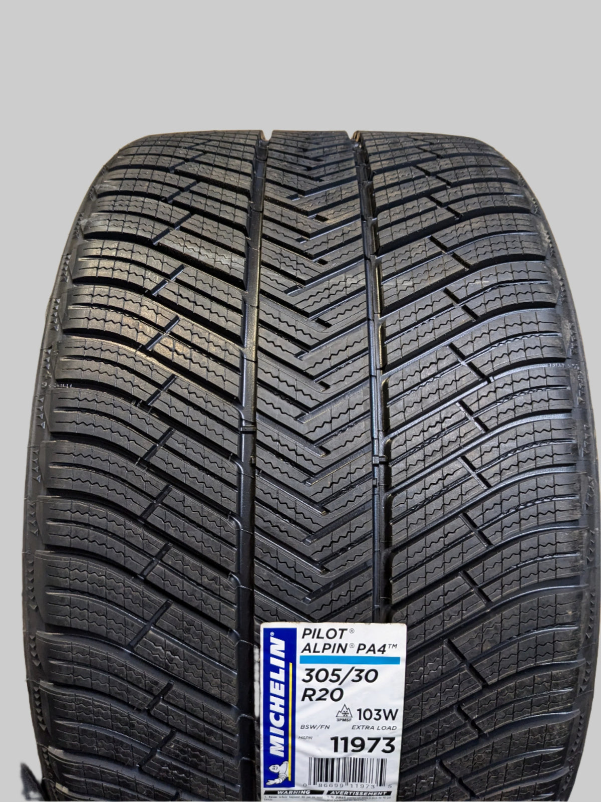 2 MICHELIN PILOT ALPIN PA4 BSW P 305 30 20 103W SL SNOW WINTER TIRES 11973
