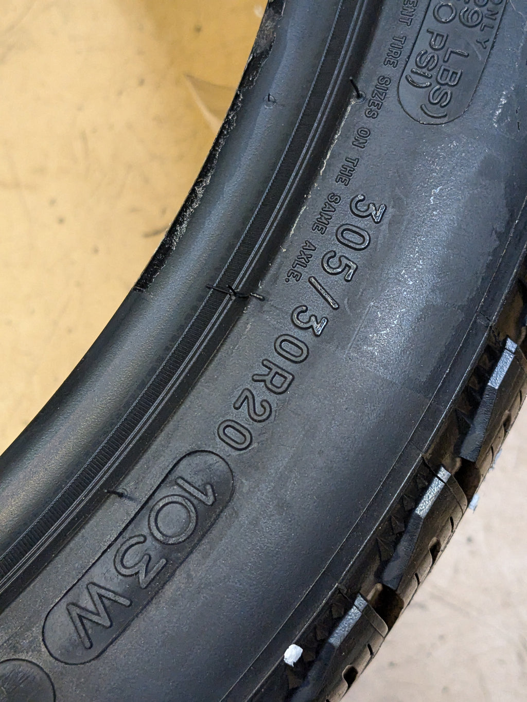 2 MICHELIN PILOT ALPIN PA4 BSW P 305 30 20 103W SL SNOW WINTER TIRES 11973