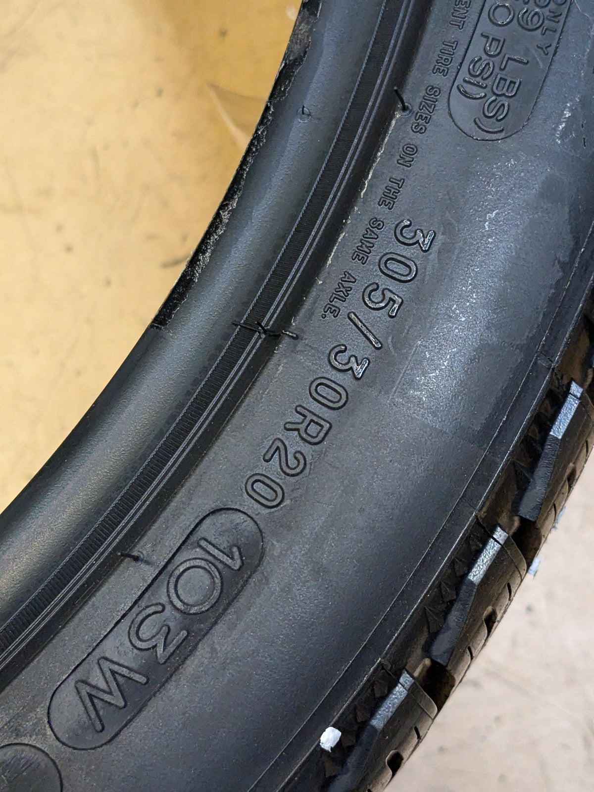 2 MICHELIN PILOT ALPIN PA4 BSW P 305 30 20 103W SL SNOW WINTER TIRES 11973