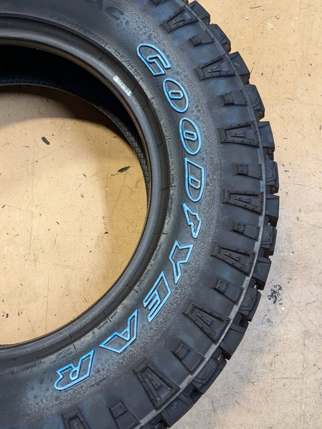 GOODYEAR WRANGLER DURATRAC RWL LT 275 70 18 125/122R ALL TERRAIN TIRE 312065027
