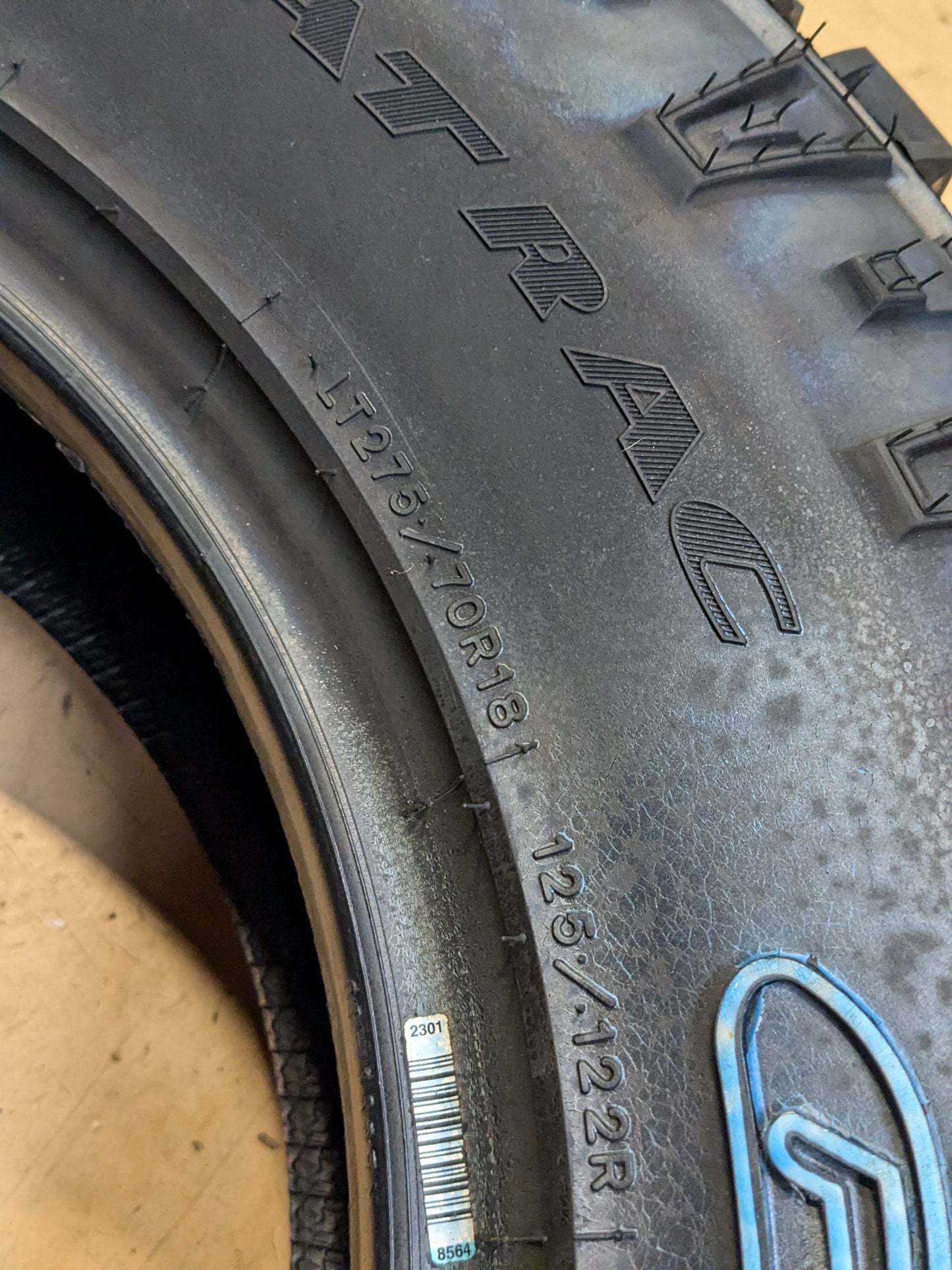 GOODYEAR WRANGLER DURATRAC RWL LT 275 70 18 125/122R ALL TERRAIN TIRE 312065027