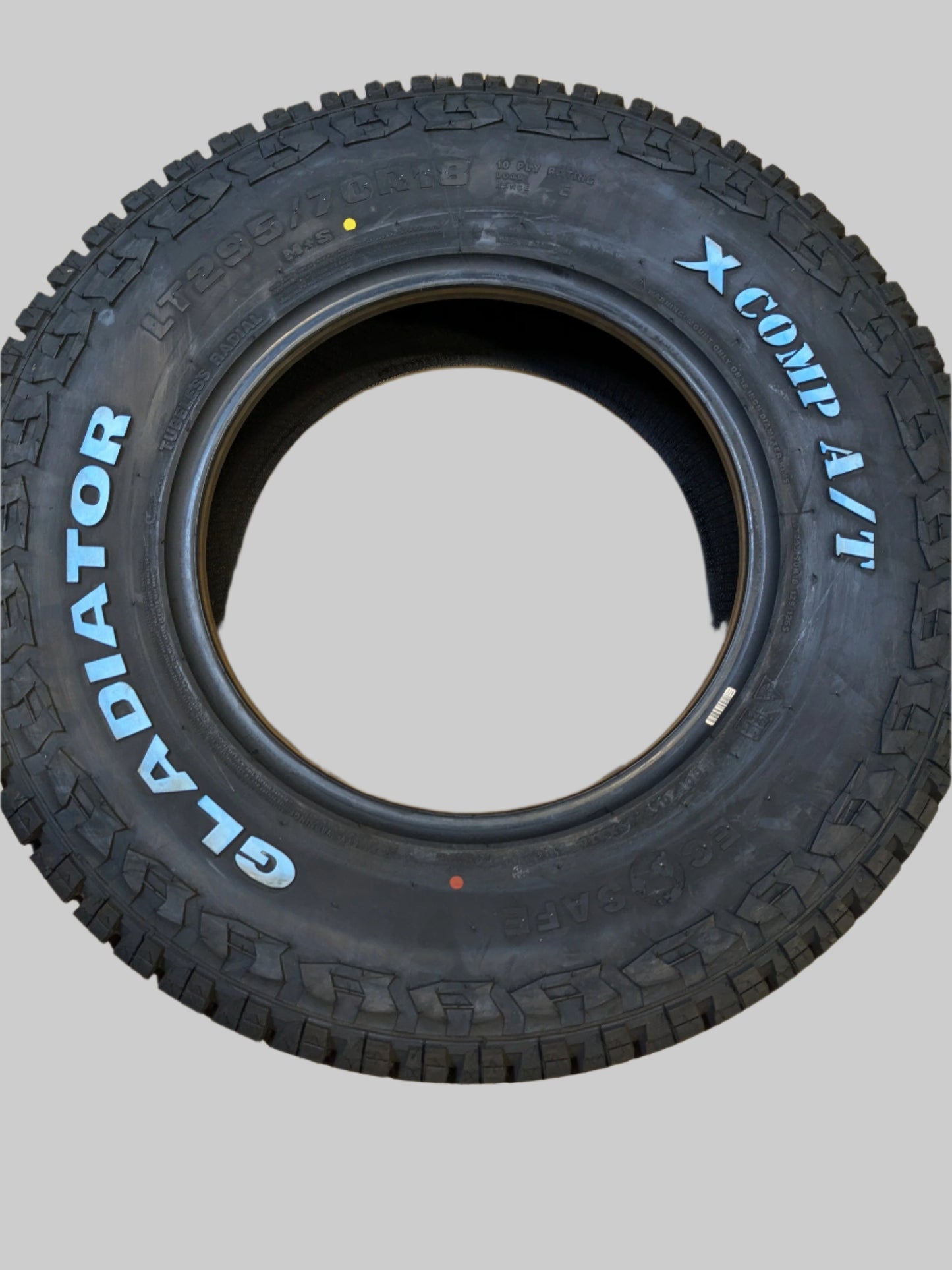 GLADIATOR X COMP A/T LT 295 70 18 129/126S 10PLY ALL TERRAIN TIRE 1932368793