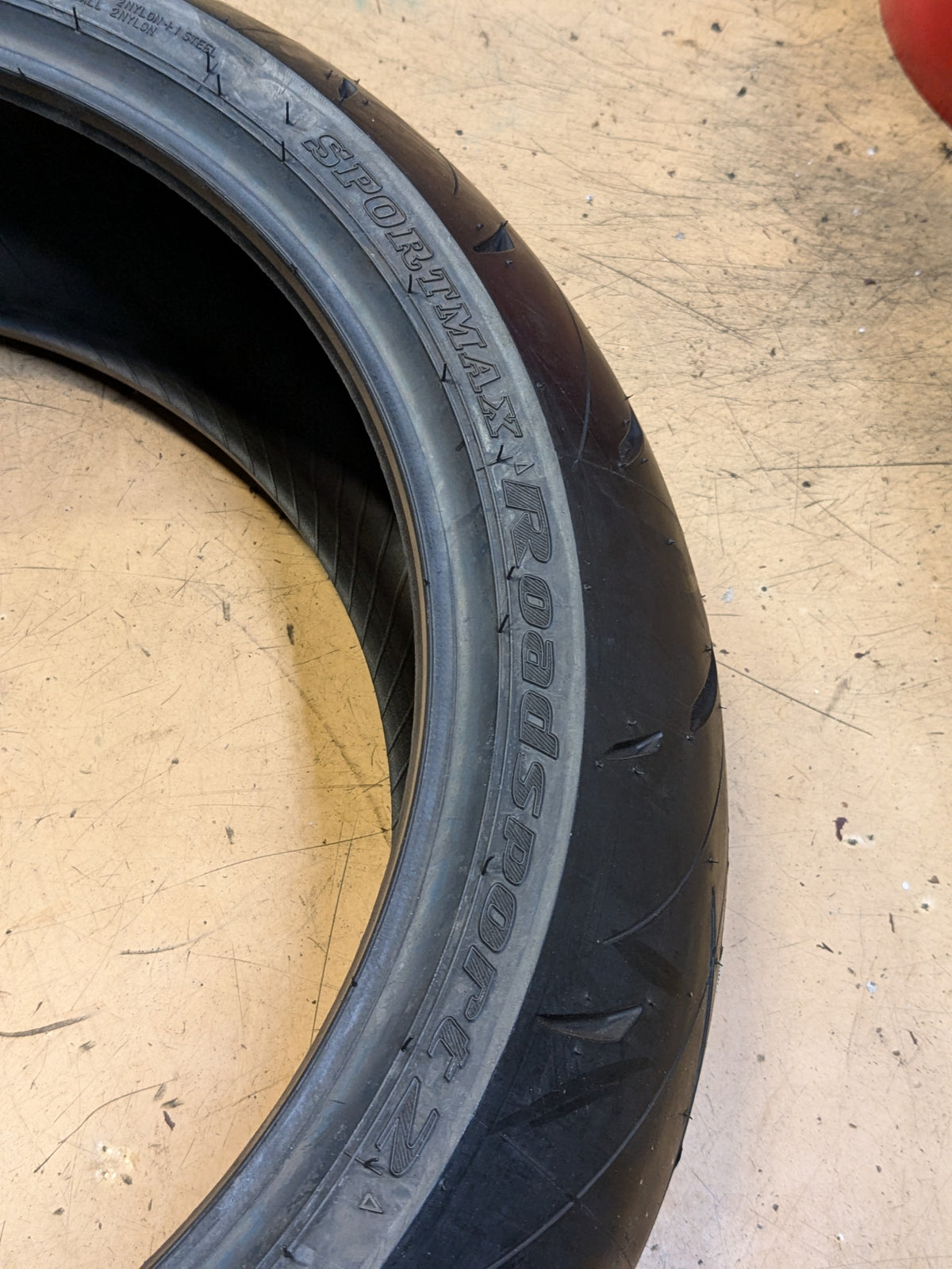 DUNLOP SPORTMAX ROADSPORT 2 BSW 190 50 17 73W REAR MOTORCYCLE TIRE 45238822