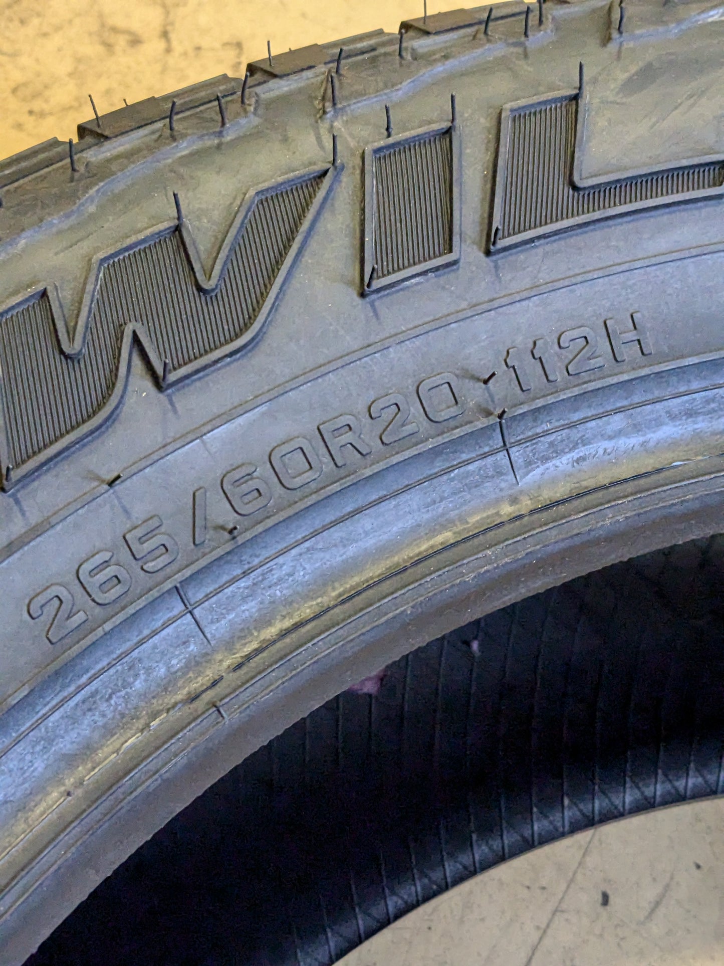 2 FALKEN WILDPEAK A/T AT3WA BSW P 265 60 20 112H ALL TERRAIN TIRE 59000780