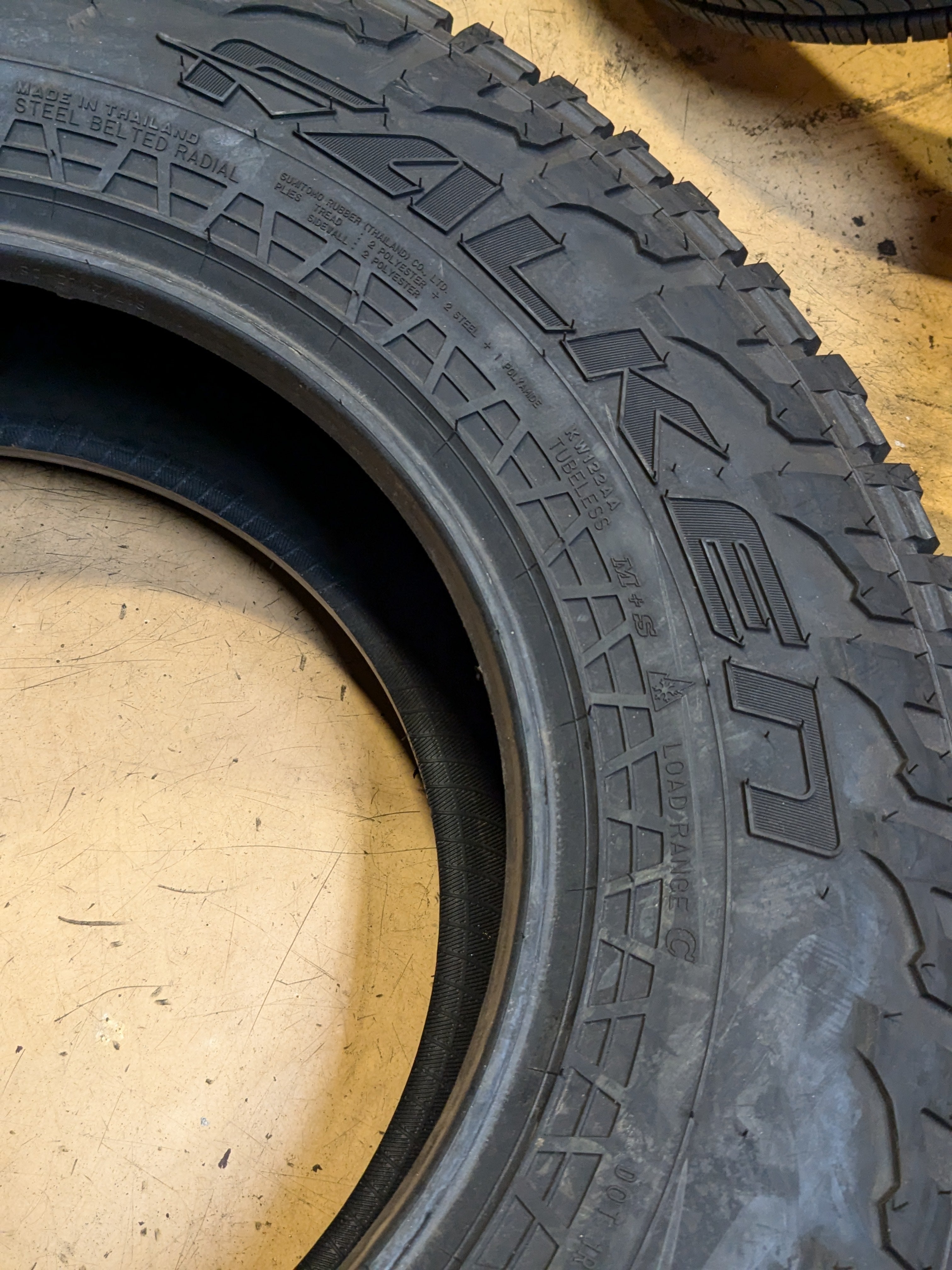 (KSL ONLY) 4 FALKEN WILDPEAK A/T AT3W BSW LT 275 70 17 114/110S LRC 6PLY ALL TERRAIN TIRES 28030907