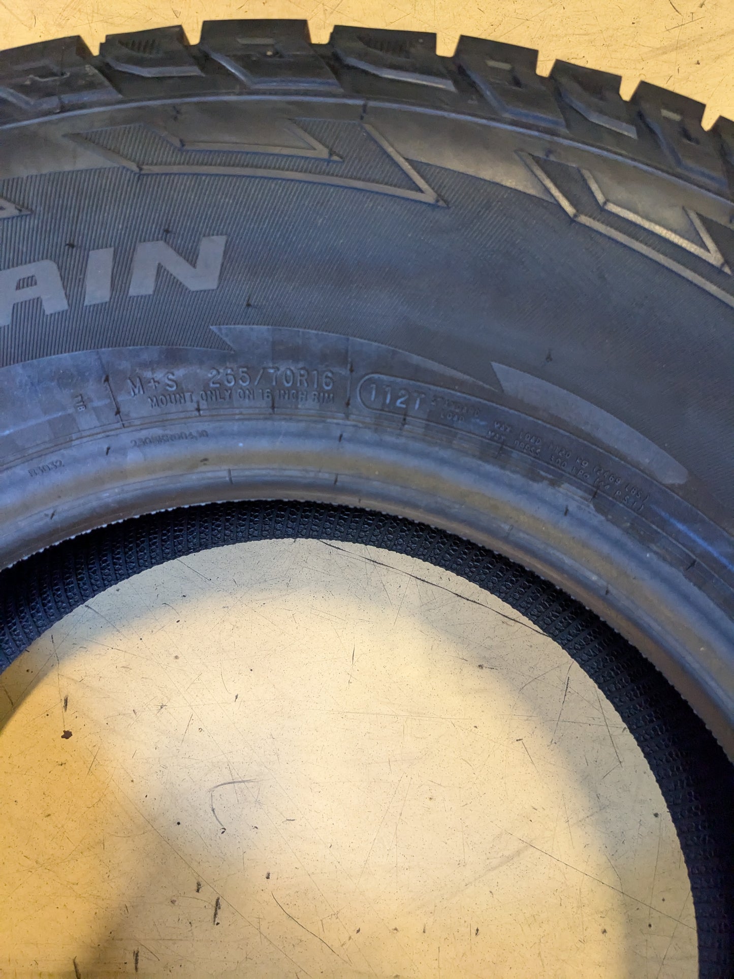 COOPER DISCOVERER ALL-TERRAIN BSW P 265 70 16 112T TIRE 171138014