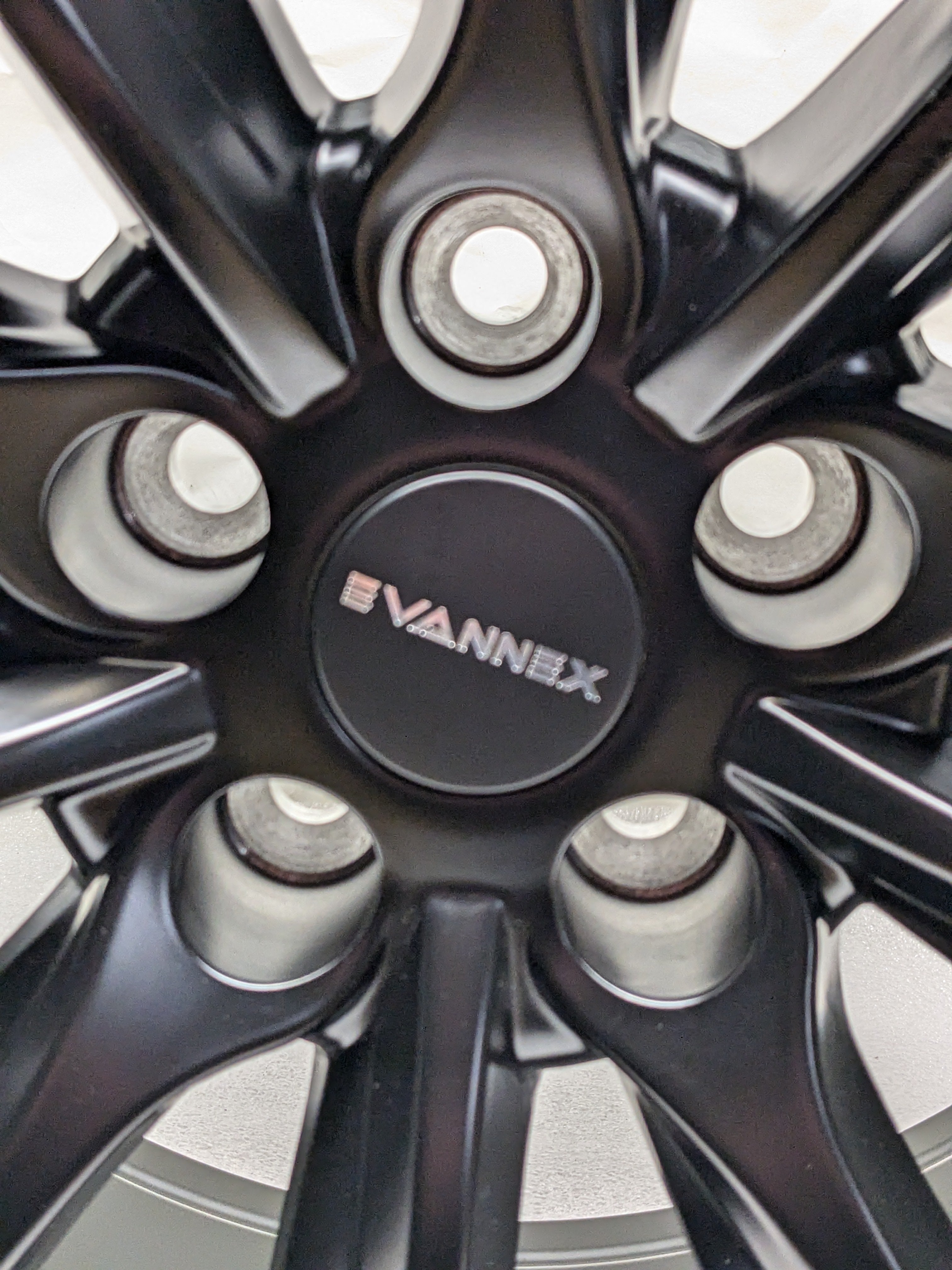 1 EVANNEX WHEEL 19X9.5 ET35 5X115 BP BLACK W/ 2021+SENSOR FOR MODEL 3/Y NEW SR