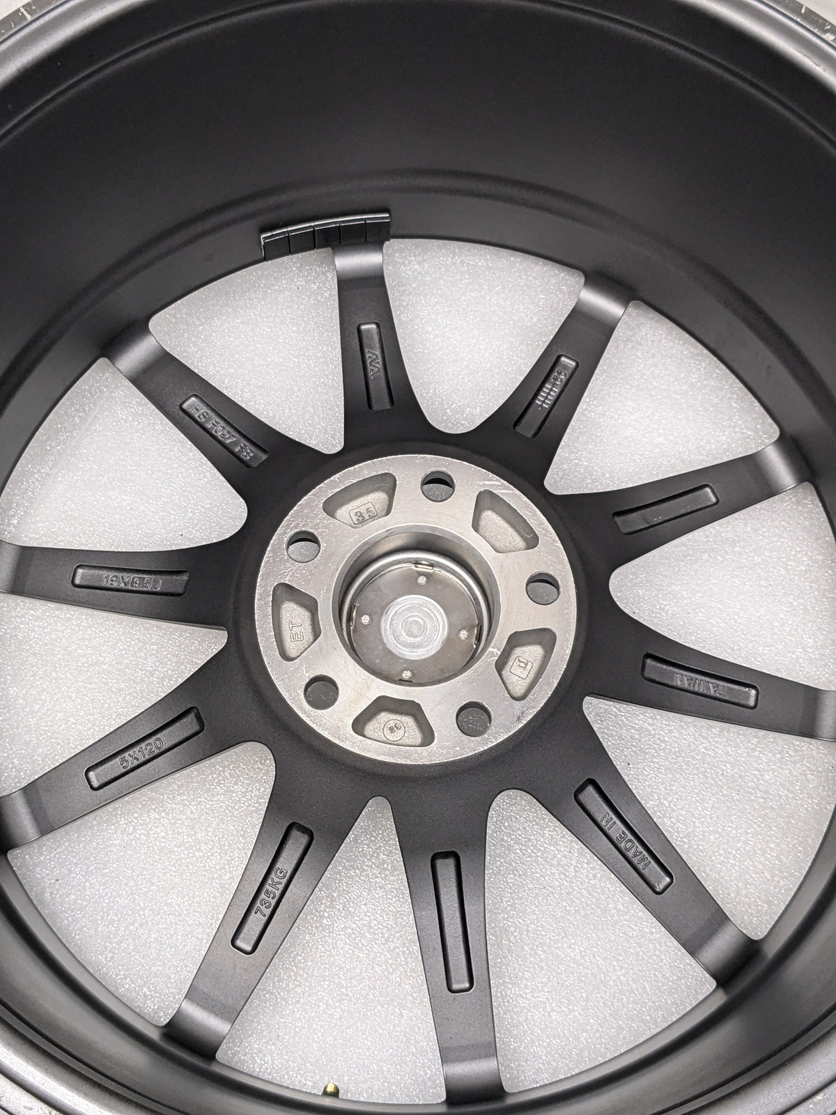 1 TEKNIFORM WHEEL 19X9.5 ET35 5X120 BP SILVER 0278 USED