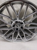 1 TEKNIFORM WHEEL 20X9 ET30 5X112 BP SILVER 006-12SD USED