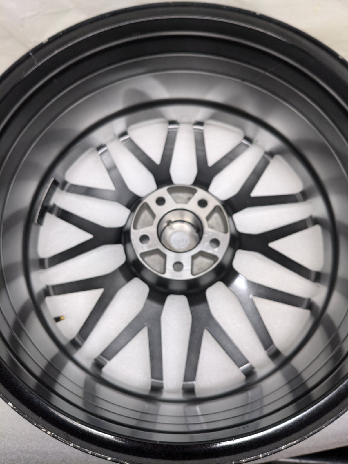 1 TEKNIFORM WHEEL 20X9 ET30 5X112 BP SILVER 006-12SD USED