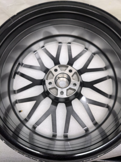 1 TEKNIFORM WHEEL 20X9 ET30 5X112 BP SILVER 006-12SD USED