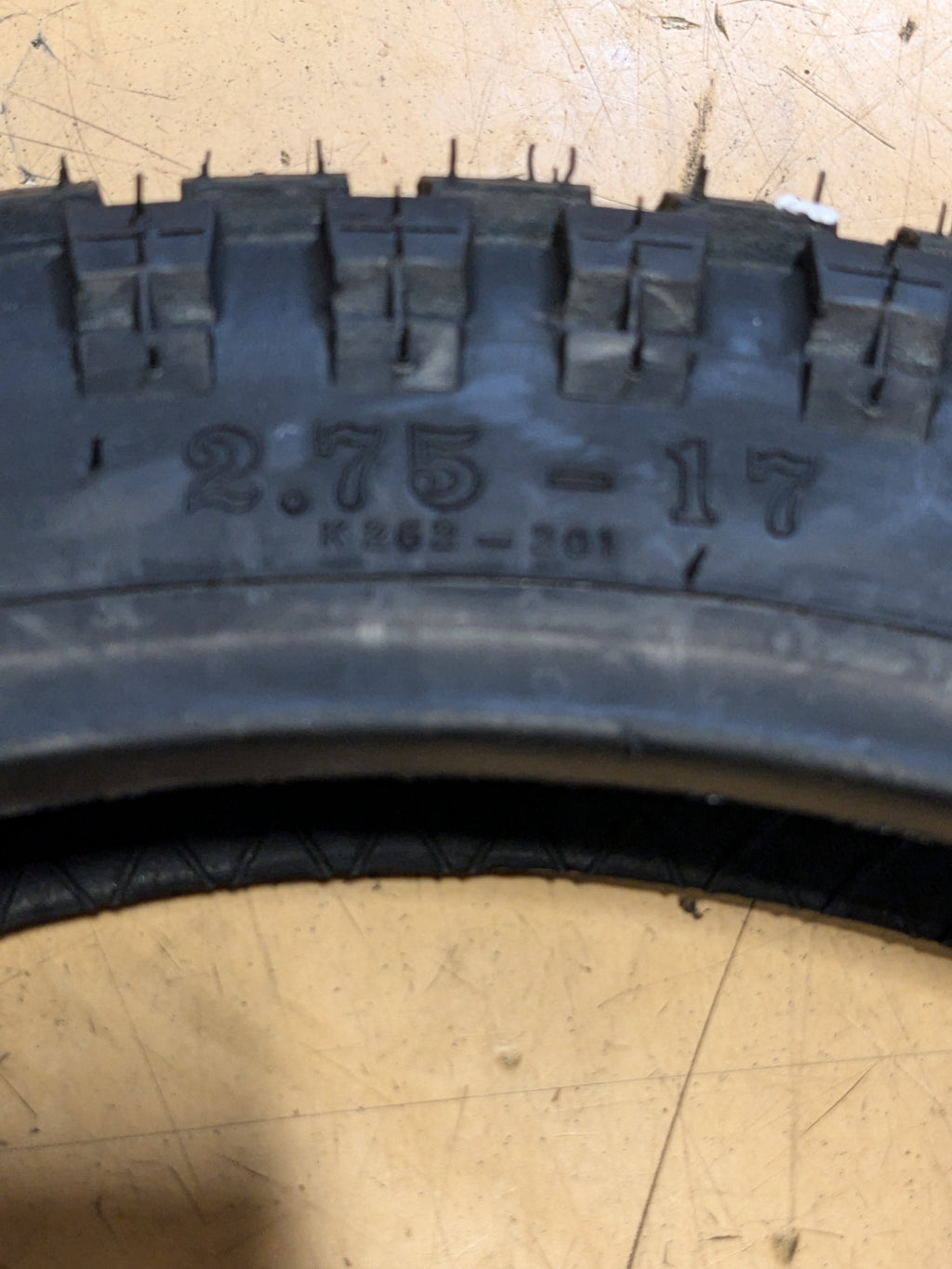 KENDA K262 2.75-17 41P BSW FRONT/REAR MOTORCYCLE TIRE DUAL SPORT 13991021