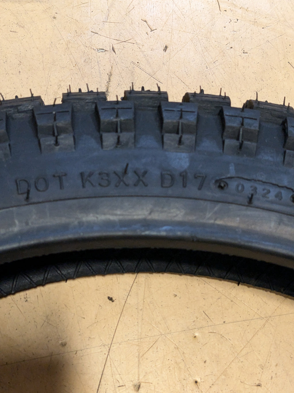KENDA K262 2.75-17 41P BSW FRONT/REAR MOTORCYCLE TIRE DUAL SPORT 13991021