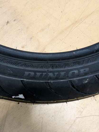 DUNLOP ELITE 4 BSW 130 70 18 63H FRONT MOTORCYCLE WHEEL 45119687