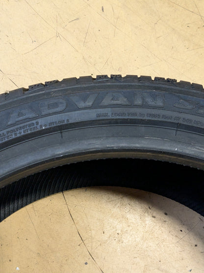 2 YOKOHAMA ADVAN SPORT A/S+ 265 35 19 98Y ALL SEASON TIRE 110140657