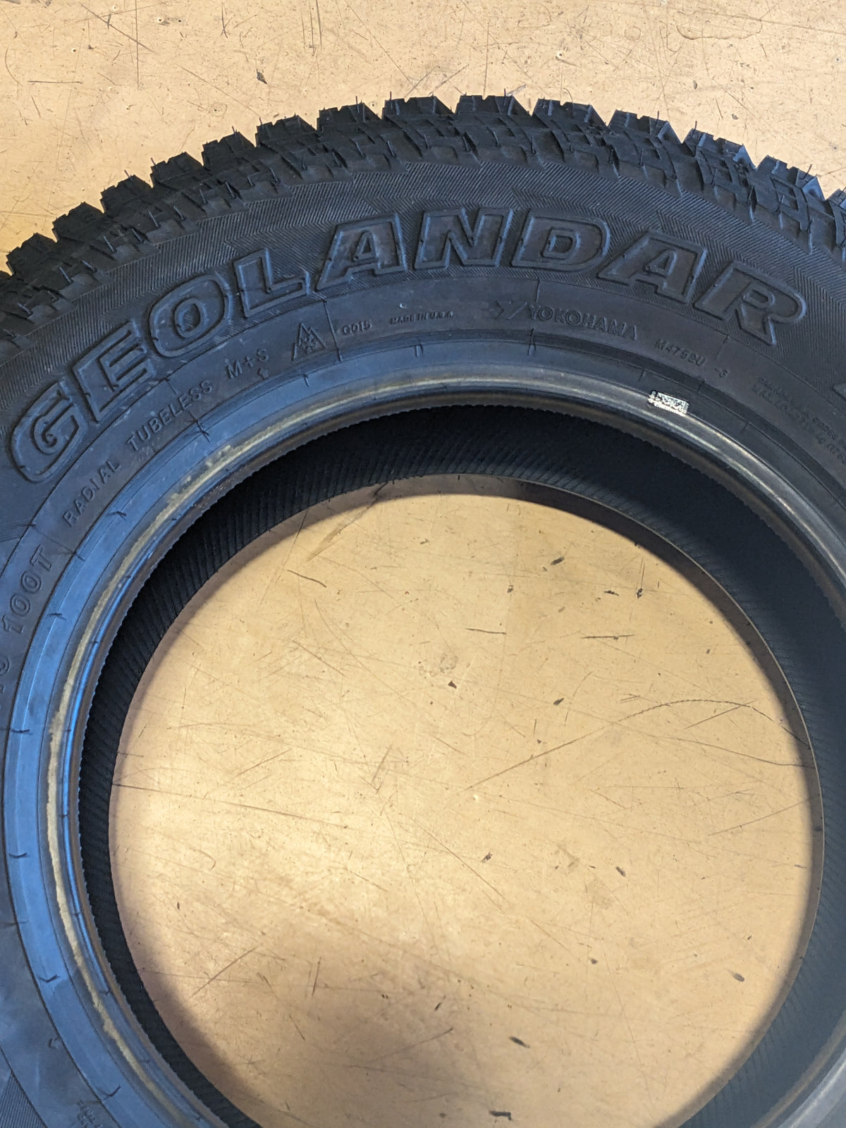 YOKOHAMA GEOLANDAR A/T RWL G015 225 70 15 100T ALL SEASON TIRE 110101571