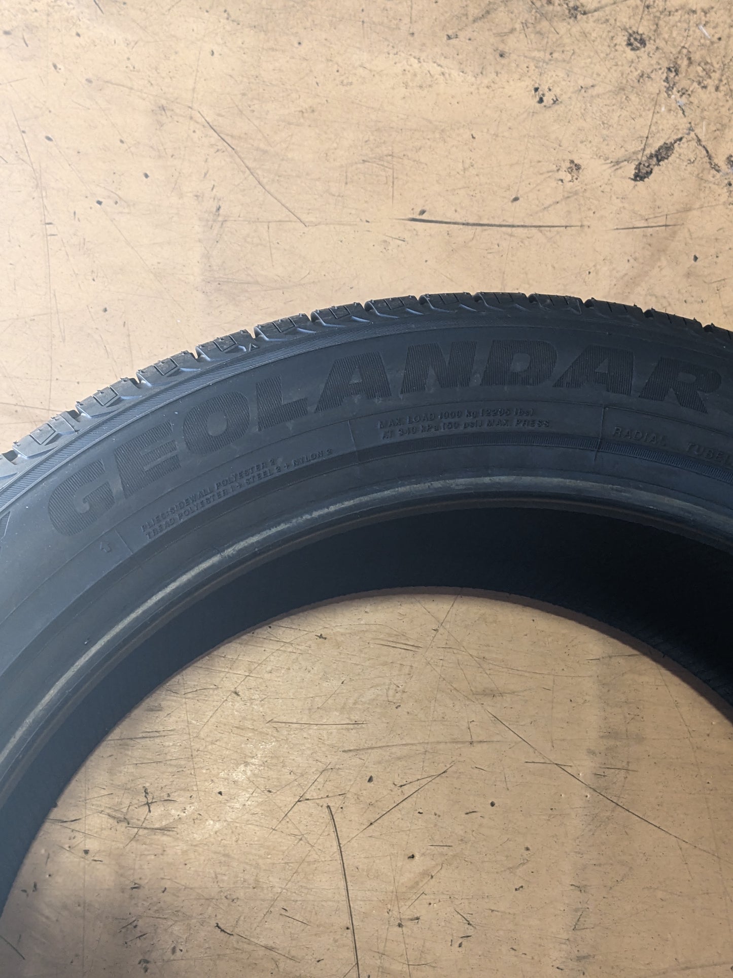2 NEW YOKOHAMA GEOLANDAR X-CV G057 265 45 20 108W XL ALL SEASON TIRES 57012
