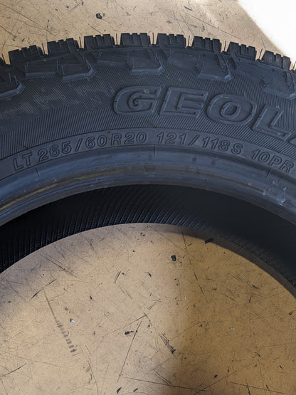 YOKOHAMA GEOLANDAR A/T4 265 60 20 118S 110101851 ALL SEASON