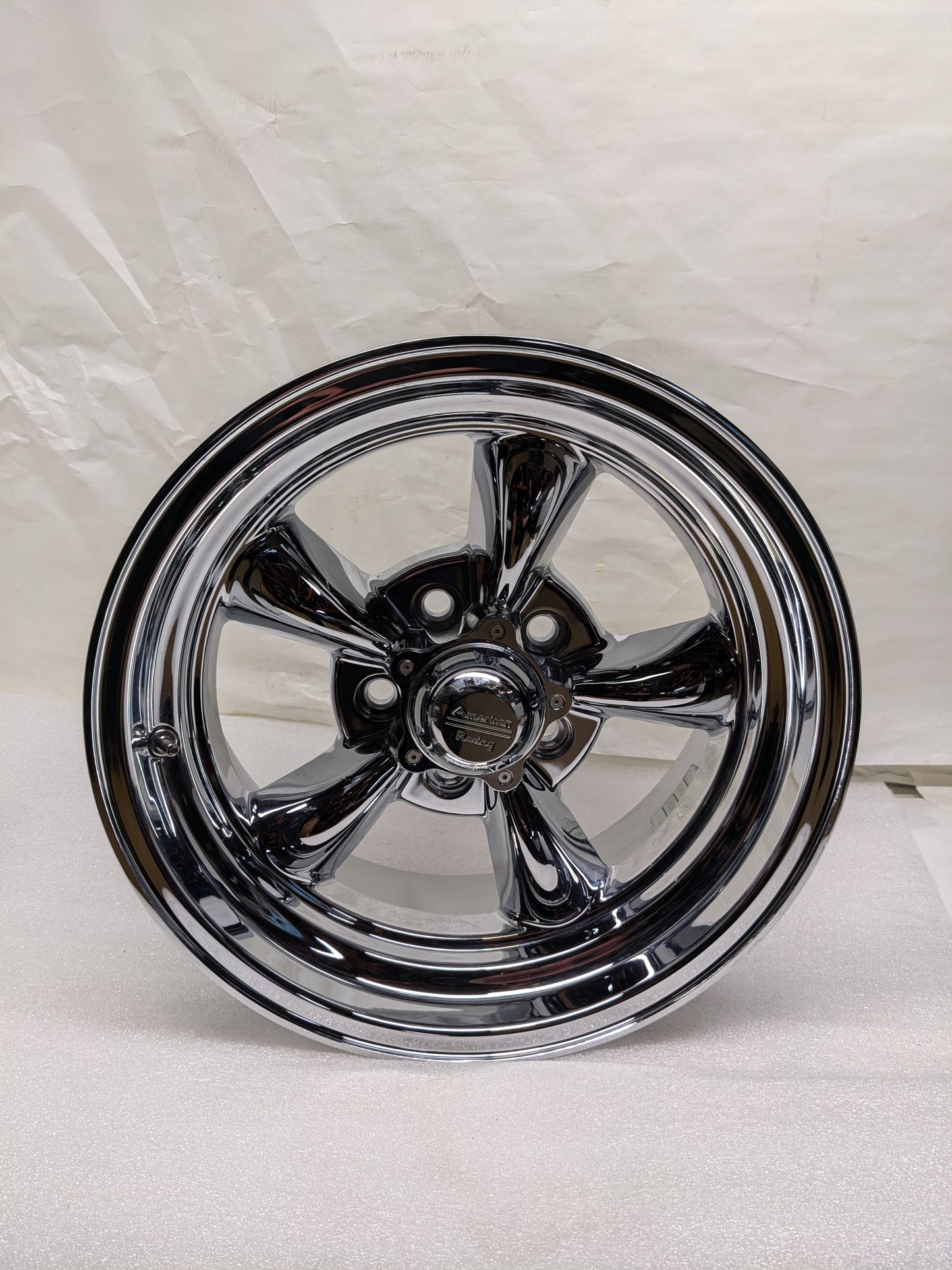 AMERICAN RACING TORQ THRUST D 15X7 5X114.3 OFFSET -6MM CHROME WHEEL RIM VN6055761 NEW WR