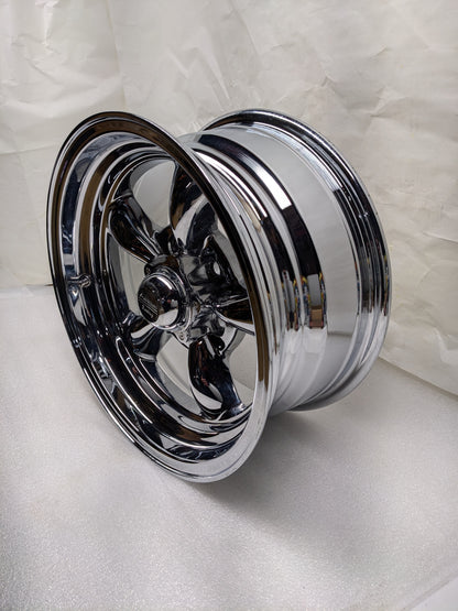 AMERICAN RACING TORQ THRUST D 15X7 5X114.3 OFFSET -6MM CHROME WHEEL RIM VN6055761 NEW WR