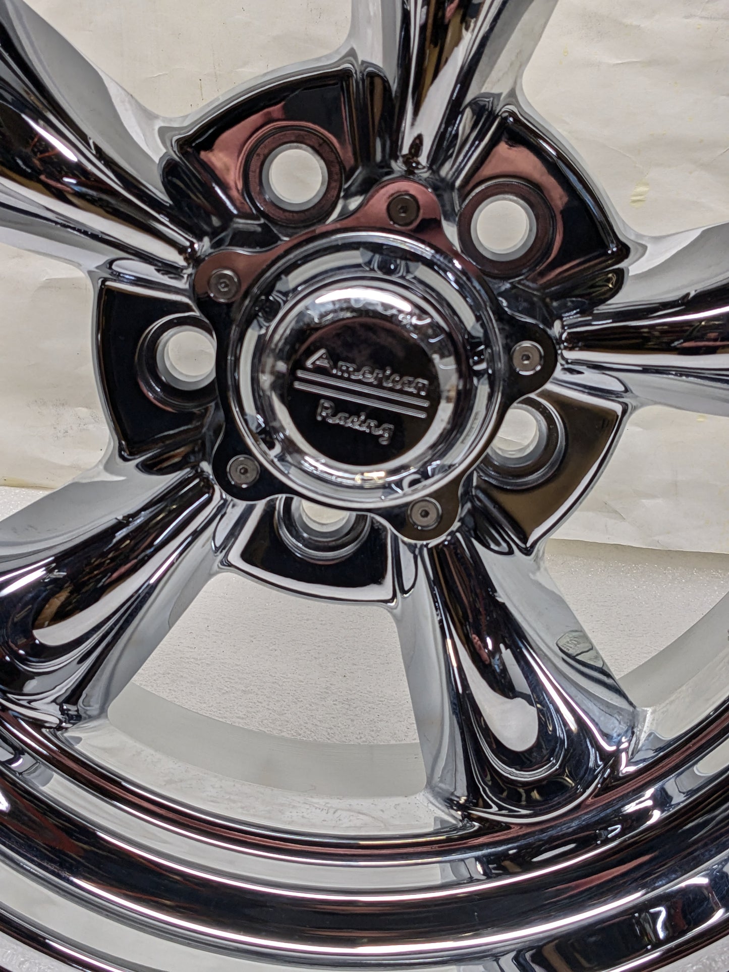 AMERICAN RACING TORQ THRUST D 15X7 5X114.3 OFFSET -6MM CHROME WHEEL RIM VN6055761 NEW WR