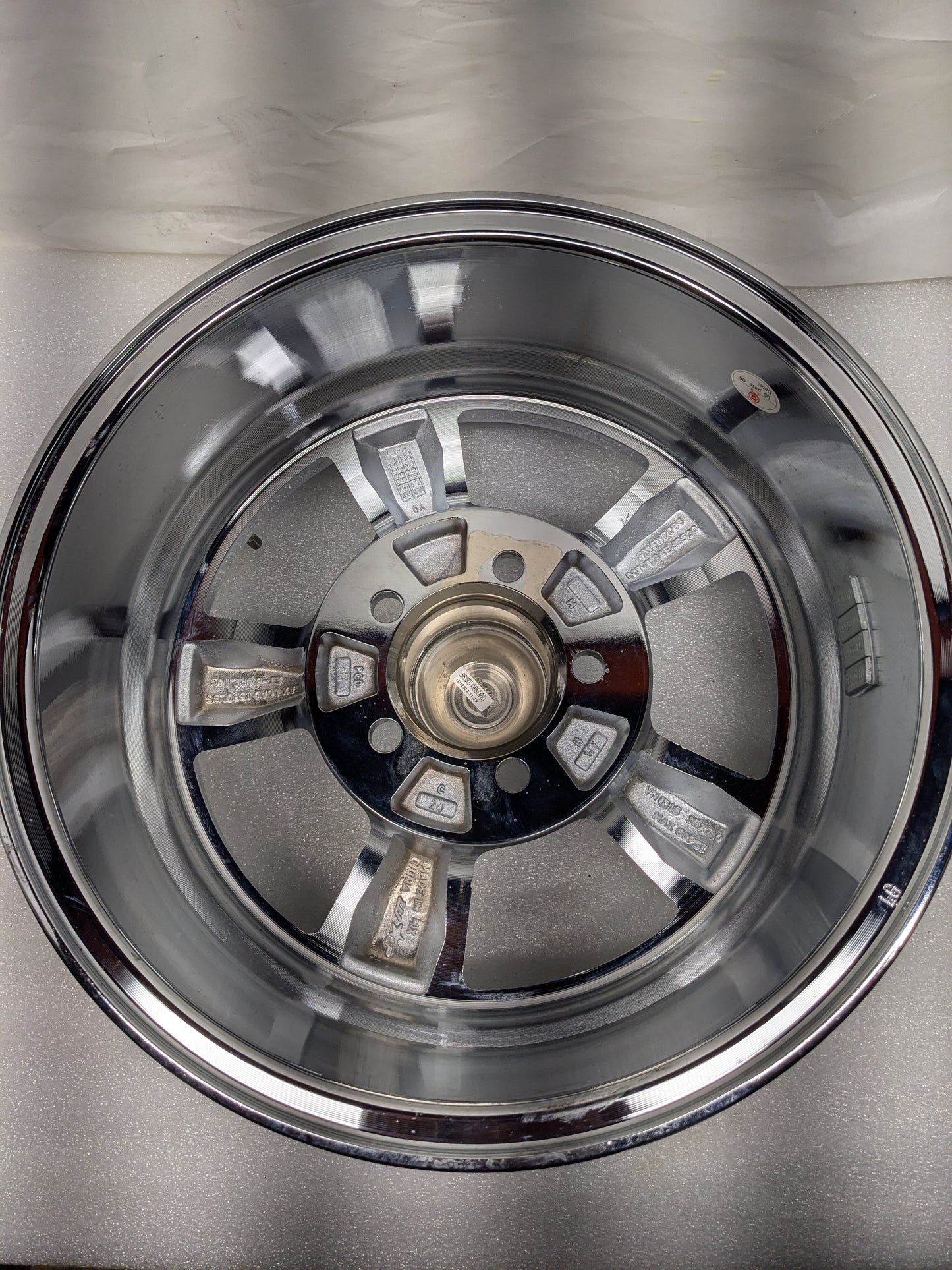 AMERICAN RACING TORQ THRUST D 15X7 5X114.3 OFFSET -6MM CHROME WHEEL RIM VN6055761 NEW WR