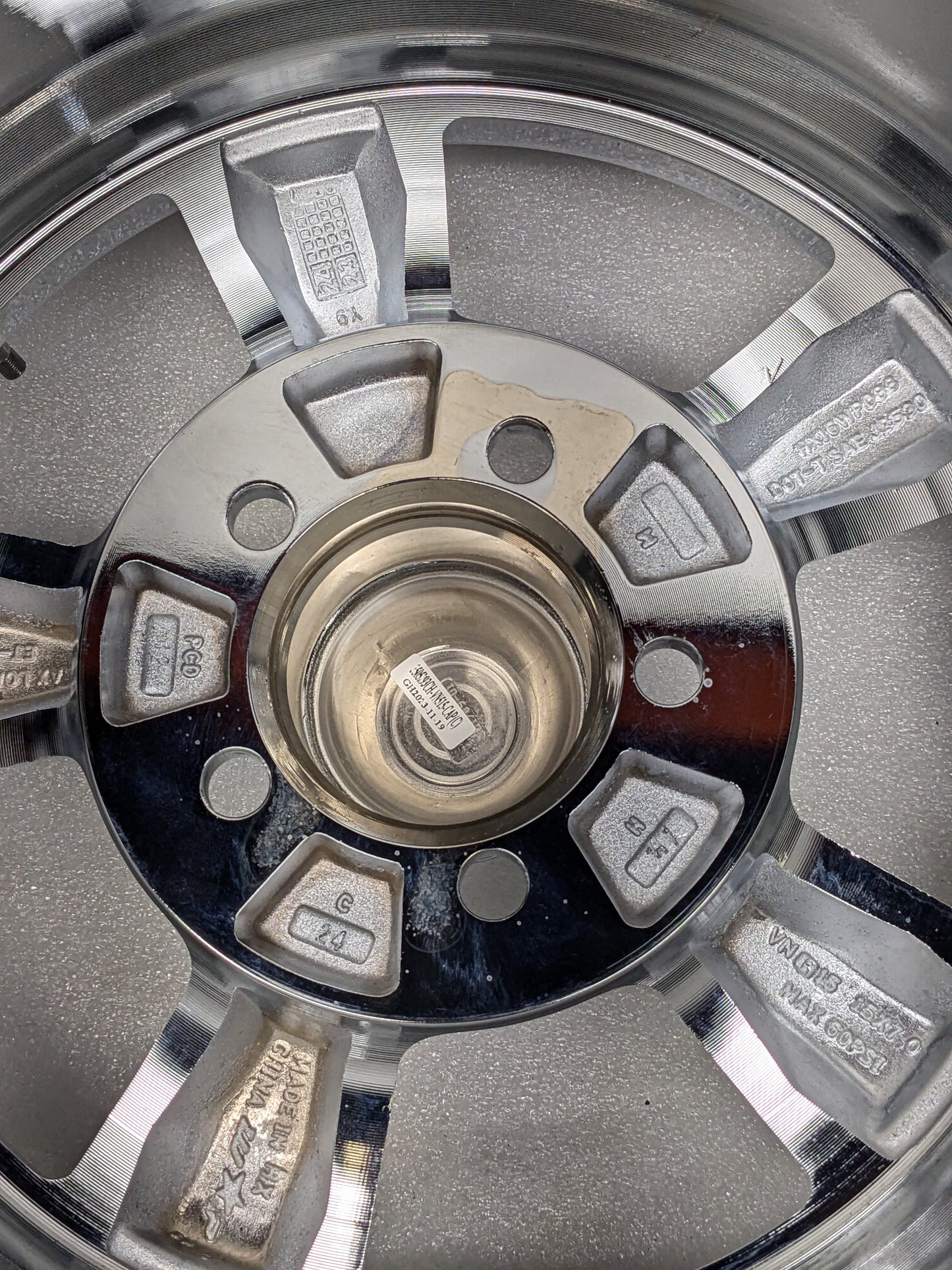 AMERICAN RACING TORQ THRUST D 15X7 5X114.3 OFFSET -6MM CHROME WHEEL RIM VN6055761 NEW WR