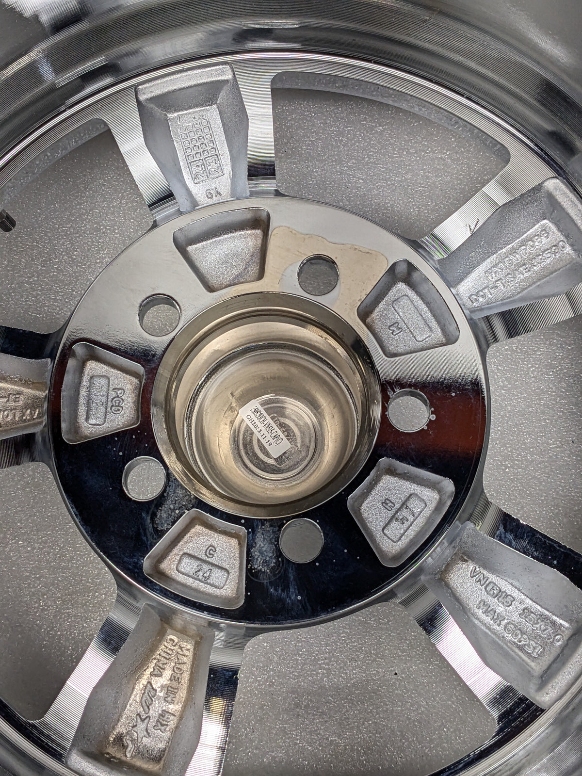 AMERICAN RACING TORQ THRUST D 15X7 5X114.3 OFFSET -6MM CHROME WHEEL RIM VN6055761 NEW WR