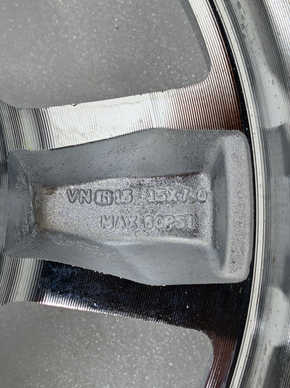 AMERICAN RACING TORQ THRUST D 15X7 5X114.3 OFFSET -6MM CHROME WHEEL RIM VN6055761 NEW WR