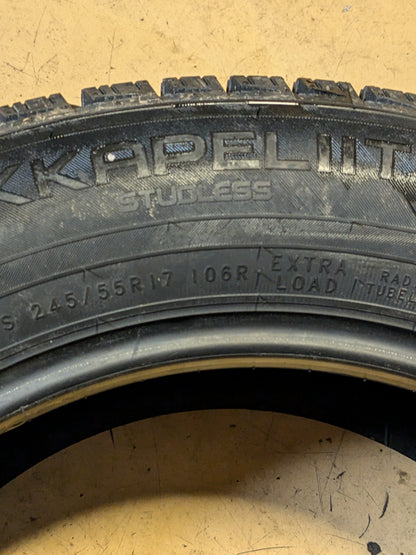 NOKIAN HAKKAPELIITTA R3 (STUDLESS) 245 55 17 106R WINTER TIRE T432002