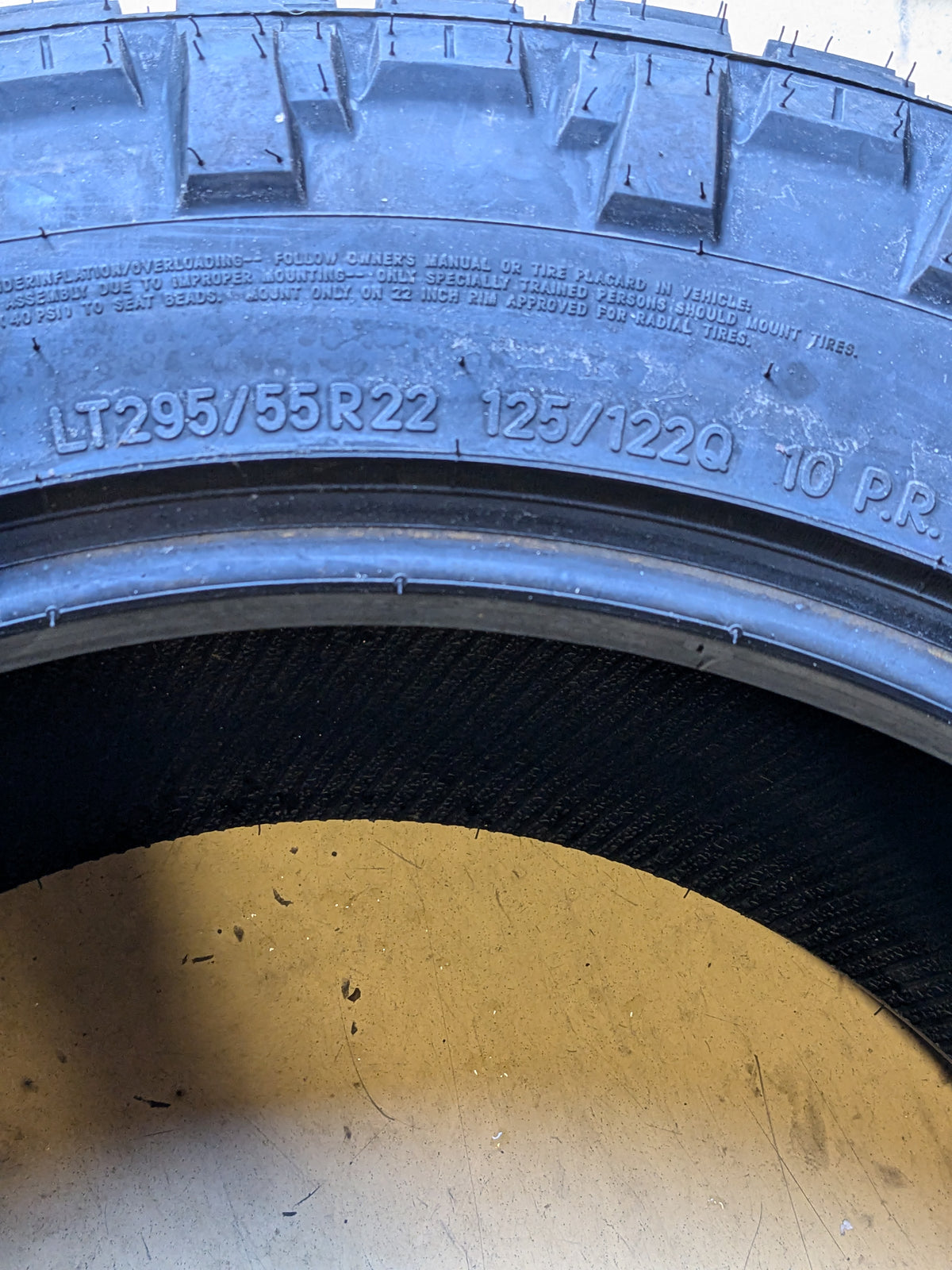 NITTO RIDGE GRAPPLER 10 PLY 295 55 22 125/122Q ALL TERRAIN TIRE 218480