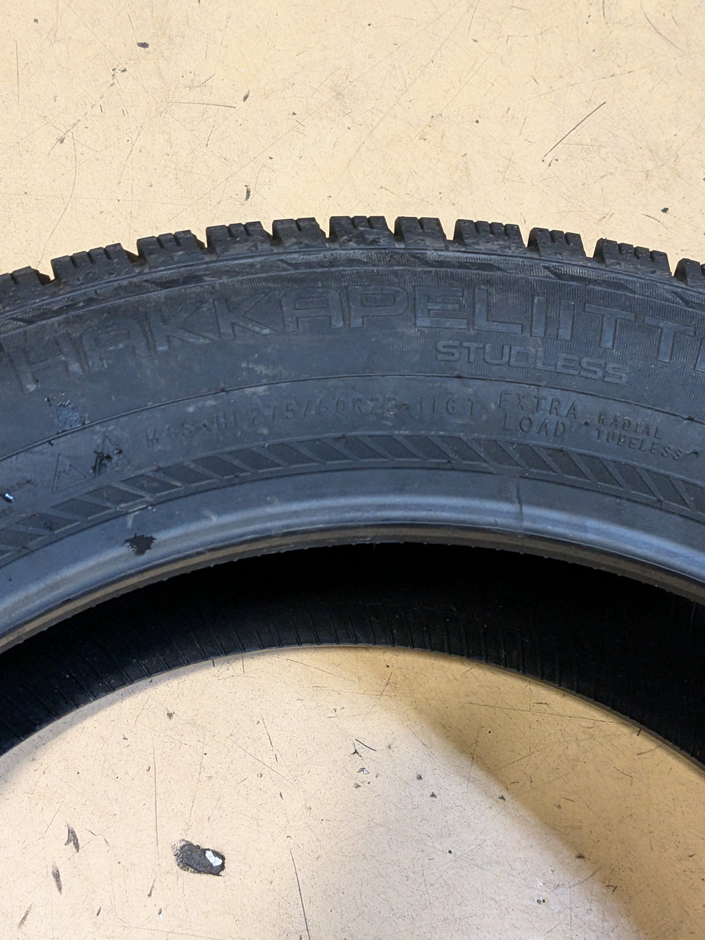 NOKIAN STUDLESS HAKKAPELIITTA R5 SUV HL 275 50 22 116T XL WINTER TIRE T433380