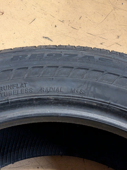 USED DTO 10/32" BRIDGESTONE POTENZA RE97AS RFT 225 55 17 95V TIRE 000236