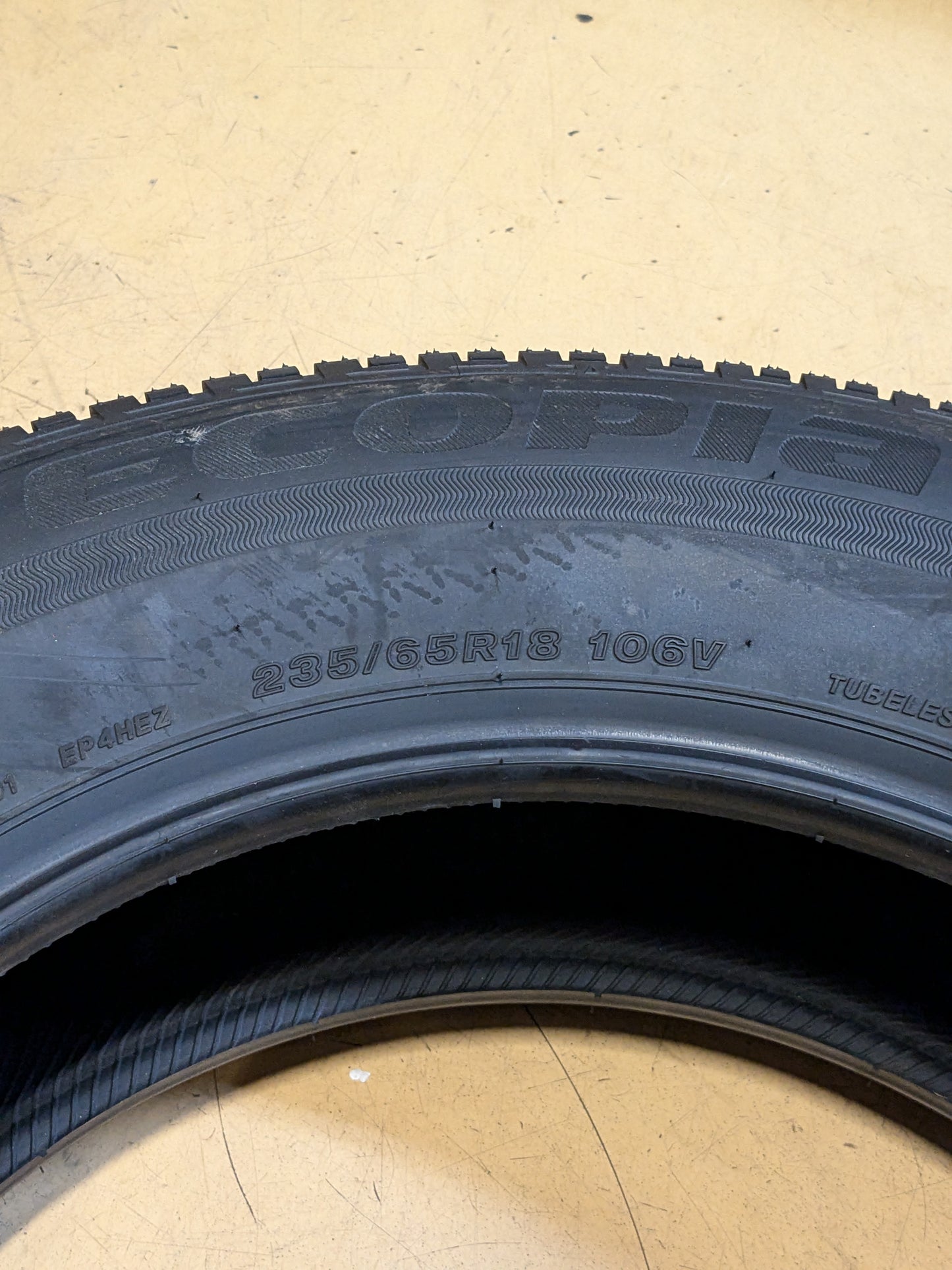 4 BRIDGESTONE ECOPIA H/L 422 PLUS 235 65 18 106V ALL SEASON TIRE 004620