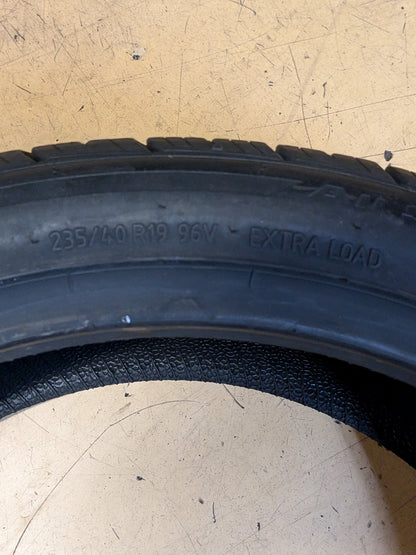 2 BFGOODRICH ADVANTAGE CONTROL BSW P 235 40 19 96V XL ALL SEASON TIRE 41581