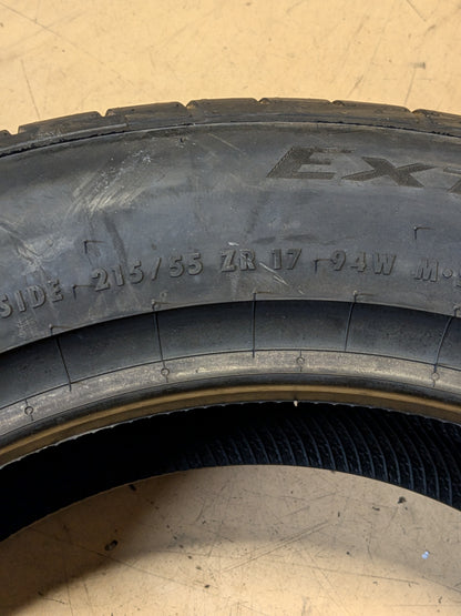 CONTINENTAL EXTREMECONTACT DWS06 PLUS P 215 55 17 94W UHP TIRE 15572720000