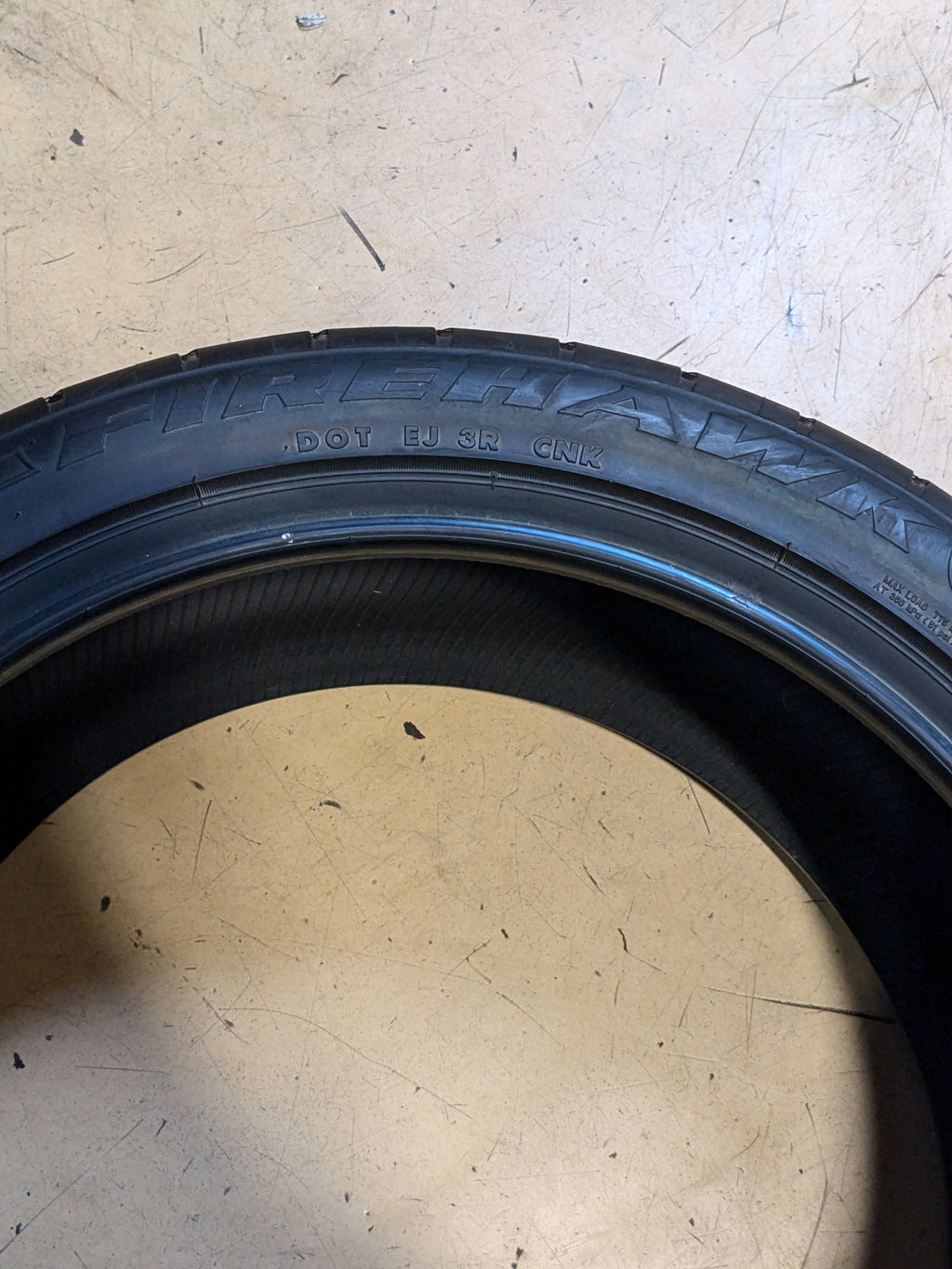 FIRESTONE FIREHAWK INDY 500 BSW P 285 35 19 99W UHP TIRE 003260