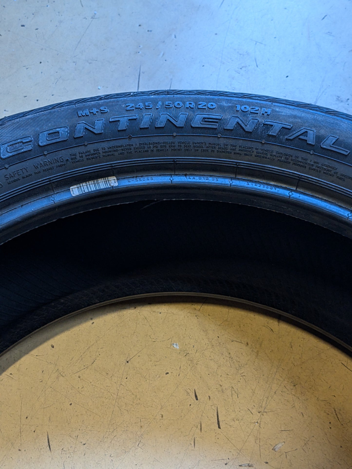 CONTINENTAL CROSSCONTACT LX SPORT P 245 50 20 102H HIGHWAY TIRE 03542490000