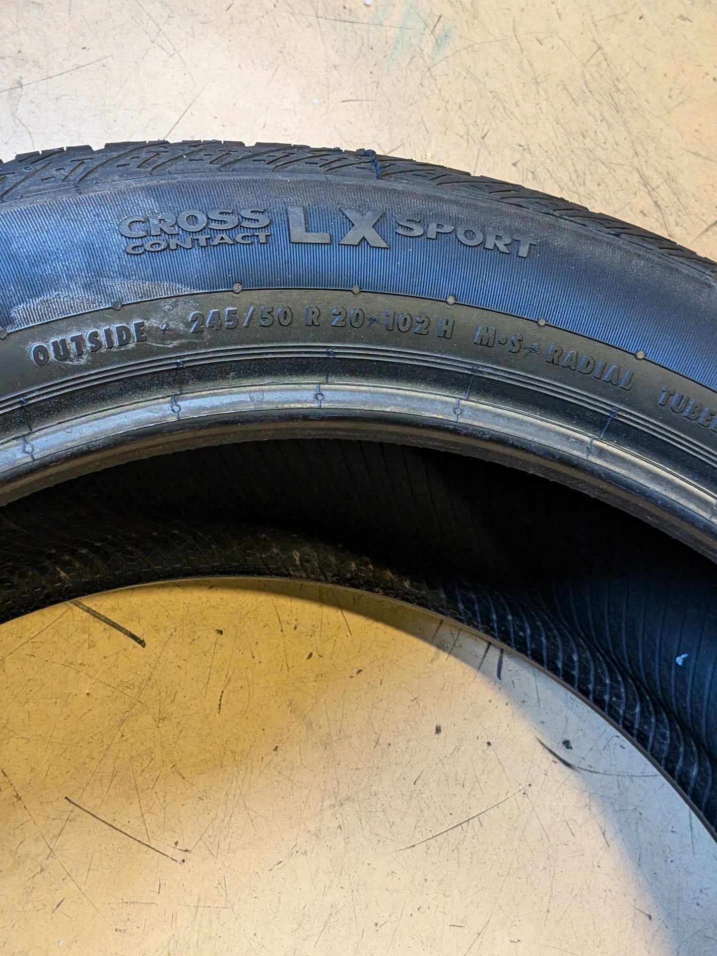 CONTINENTAL CROSSCONTACT LX SPORT P 245 50 20 102H HIGHWAY TIRE 03542490000