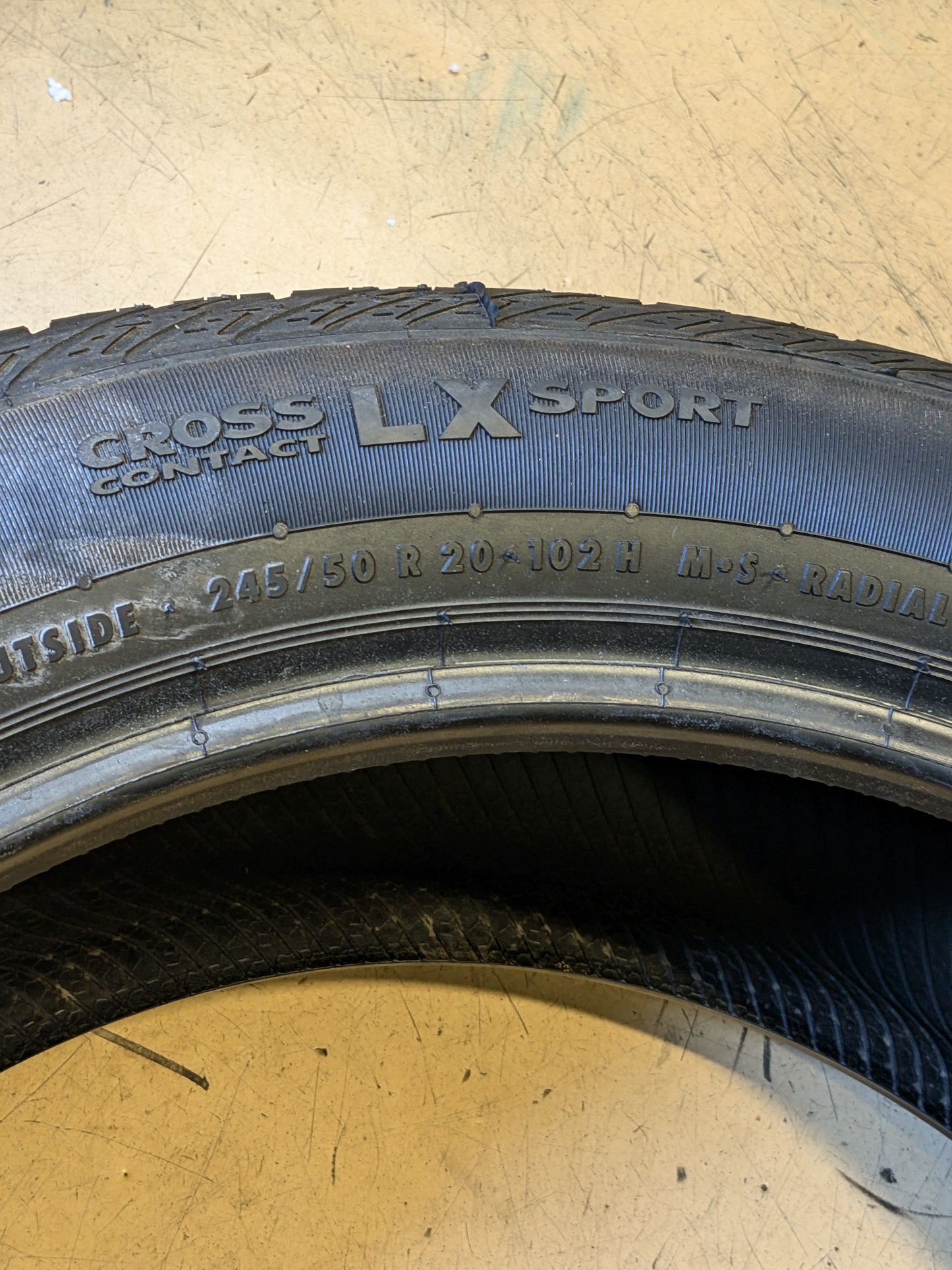 CONTINENTAL CROSSCONTACT LX SPORT P 245 50 20 102H HIGHWAY TIRE 03542490000