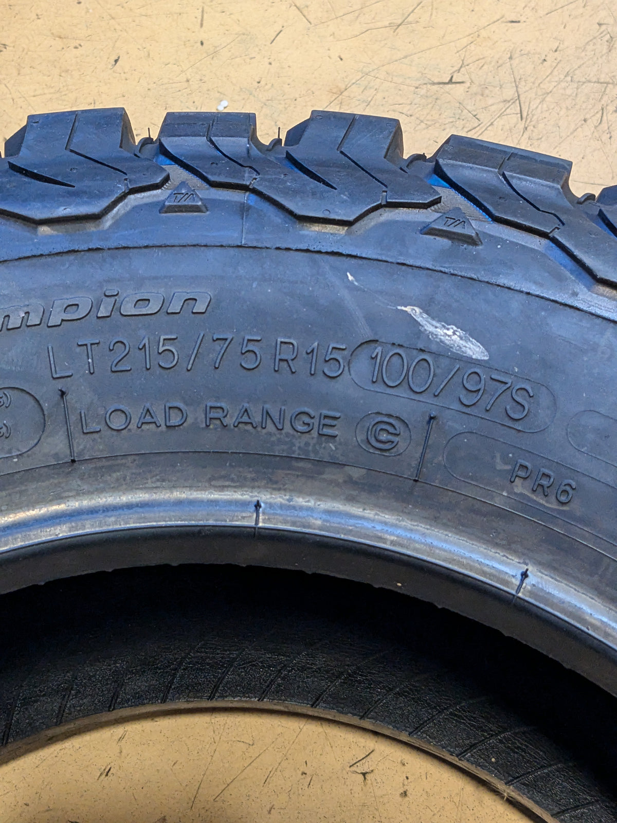 BFGOODRICH ALL TERRAIN T/A K02 LT 215 75 15 100/97S LOAD RANGE PR6 44092