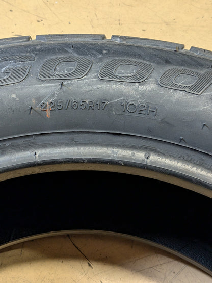 4 BFGOODRICH ADVANTAGE T/A SPORT LT 225 65 17 102H TIRE 21562
