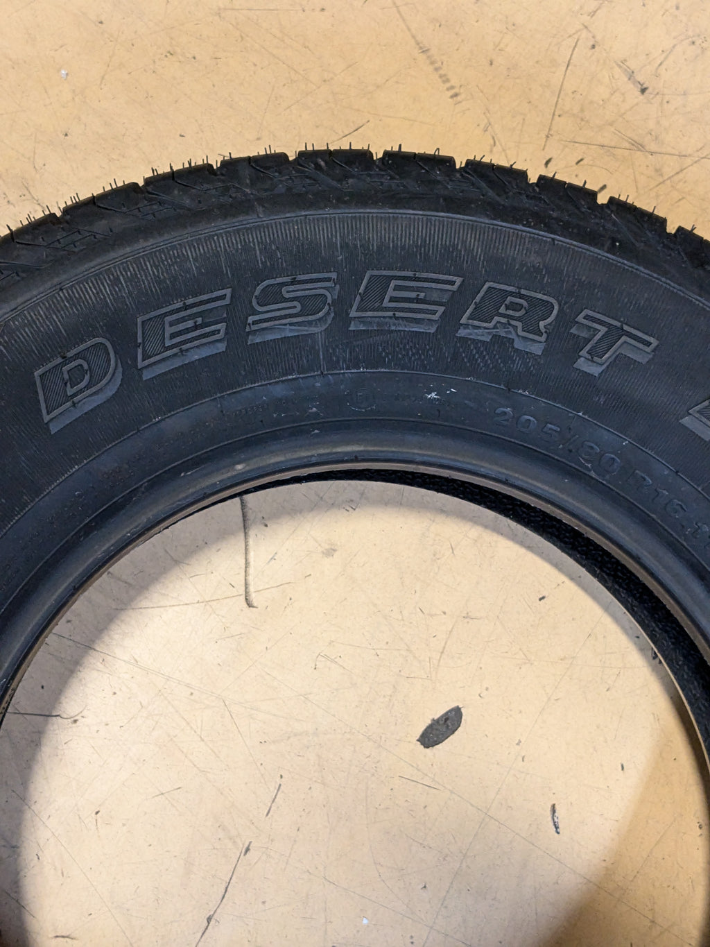 2 ACHILLES DESERT HAWK A/T BSW P 205 80 16 110S SL ALL TERRAIN TIRES MAI208016
